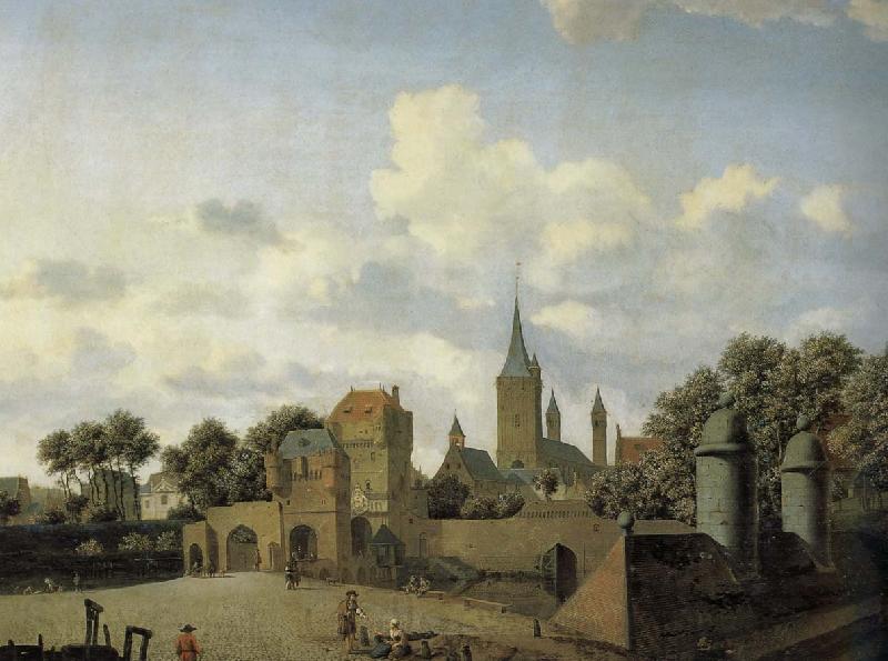 Jan van der Heyden Church of the landscape Norge oil painting art